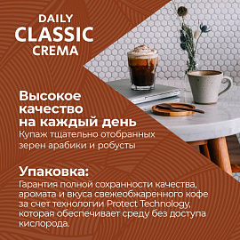 Кофе молотый Poetti Daily Classic Crema 250 г (вакуумная упаковка)