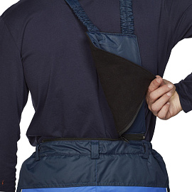 Брюки рабочие зимние мужские Nайтстар Алькор со светоотражающим кантом синие из ткани Lokker (размер 44-46, рост 170-176)