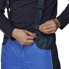 Брюки рабочие зимние мужские Nайтстар Алькор со светоотражающим кантом синие из ткани Lokker (размер 56-58, рост 182-188)