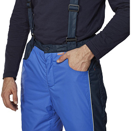 Брюки рабочие зимние мужские Nайтстар Алькор со светоотражающим кантом синие из ткани Lokker (размер 56-58, рост 182-188)