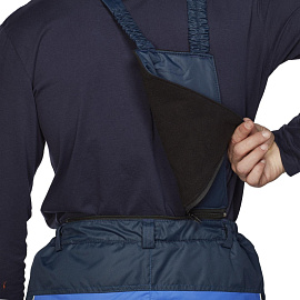 Брюки рабочие зимние мужские Nайтстар Алькор со светоотражающим кантом синие из ткани Lokker (размер 56-58, рост 182-188)