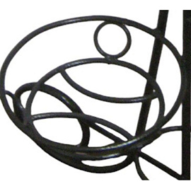 Подставка для цветов Маркиз 39x39x85 см бронзовая