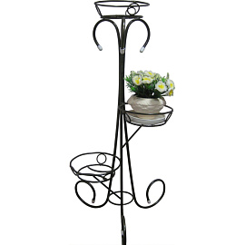 Подставка для цветов Маркиз 39x39x85 см бронзовая