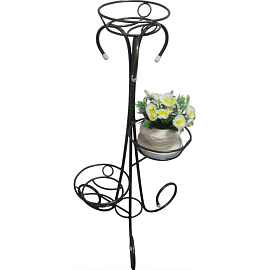 Подставка для цветов Маркиз 39x39x85 см бронзовая