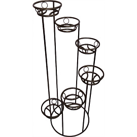 Подставка для цветов Спираль 50х50х107 см бронзовая