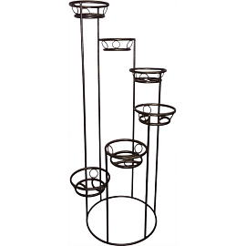 Подставка для цветов Спираль 50х50х107 см бронзовая