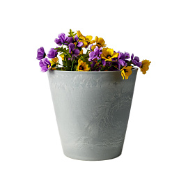 Горшок для цветов GreenShip 18 л светло-серый (33x35 см)