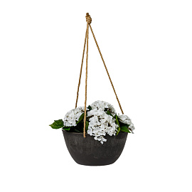 Кашпо GreenShip 4 л древесный уголь (12.7x25.5 см)