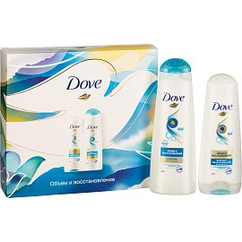 Подарочный набор косметики для женщин Dove Объем и восстановление