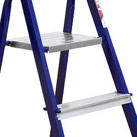 Стремянка стальная/алюминиевая Алюмет М8304 4 ступени