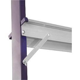 Стремянка стальная/алюминиевая 2x4 ступени Алюмет MD8204