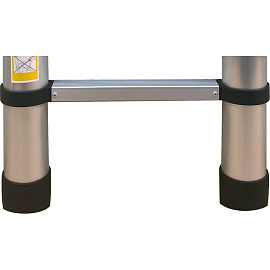 Лестница телескопическая Алюмет алюминиевая односекционная 14 ступеней (TLS4.1)