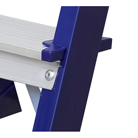 Стремянка стальная/алюминиевая 2x2 ступени Алюмет MD8202