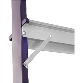 Стремянка алюминиевая/стальная двусторонняя Алюмет MD8205 2x5 ступеней