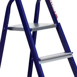 Стремянка стальная/алюминиевая 8 ступеней Алюмет М8408