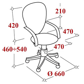 Кресло офисное Everprof Leo T черное (экокожа, металл)