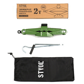 Домкрат механический ромбический Stvol 2 тонны 110 мм (SDR2370) фото Домкрат механический ромбический Stvol 2 тонны 110 мм (SDR2370)