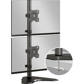Кронштейн для двух мониторов Onkron D208FS черный