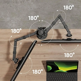 Кронштейн для двух мониторов Onkron D221E черный