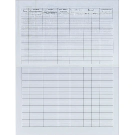 Журнал регистрации и контроля ультрафиолетовой бактерицидной установки Меридиан