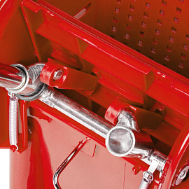 Тележка уборочная Luscan Professional 1-ведерная с отжимом 20 л (красная)