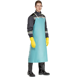 Фартук защитный КЩС ЩИТ-2 ПВХ зеленый 0.5 мм, ПС