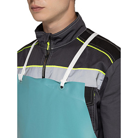 Фартук защитный КЩС ЩИТ-2 ПВХ зеленый 0.5 мм, ПС