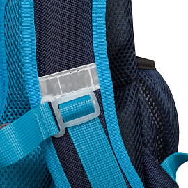 Ранец Комус Класс (№1 School) Basic Robot Hello анатомический синий с двумя отделениями