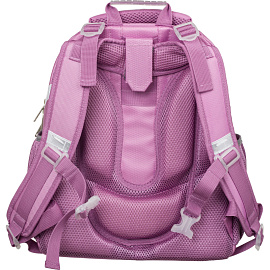 Ранец Комус Класс (№1 School) Basic Enjoy анатомический розовый вышивка с двумя отделениями