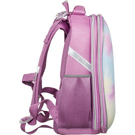 Ранец Комус Класс (№1 School) Basic Enjoy анатомический розовый вышивка с двумя отделениями