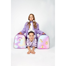 Ранец Комус Класс (№1 School) Basic Enjoy анатомический розовый вышивка с двумя отделениями