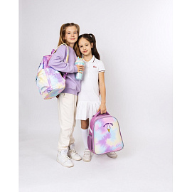 Ранец Комус Класс (№1 School) Basic Enjoy анатомический розовый вышивка с двумя отделениями