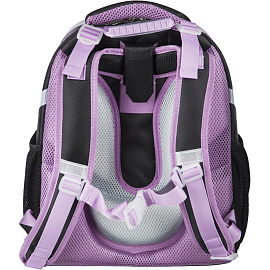 Ранец №1 School Basic Magic черный с двумя отделениями