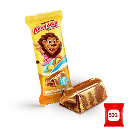 Пирожное Левушка детям с вареной сгущенкой 500 г