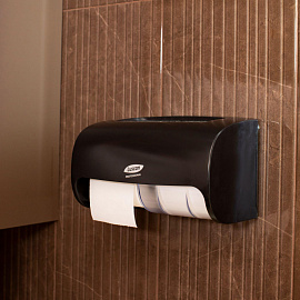 Диспенсер для туалетной бумаги рул Luscan Prof Etalon Doublemini чер 151067