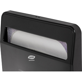 Диспенсер для покрытий на унитаз Luscan Professional Etalon пластиковый черный