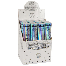 Хлопушка пневматическая Веселая Затея Бумфети 30 см фото Хлопушка пневматическая Веселая Затея Бумфети 30 см