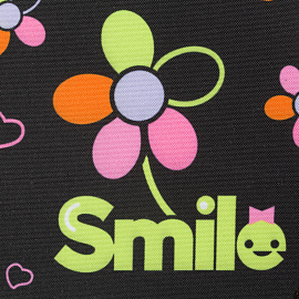 Ранец Комус Класс Light Smile черный с двумя отделениями