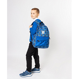 Рюкзак Комус Класс Shape Robot Hello синий