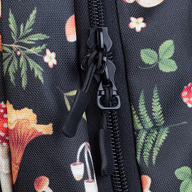 Рюкзак Комус Класс (№1 School) Квадро Грибы 17 л чёрный