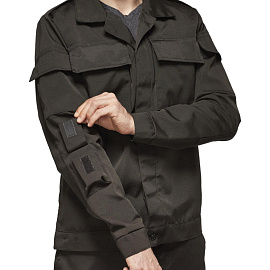 Костюм охранника мужской ло32-КБР черный (размер 48-50, рост 170-176)