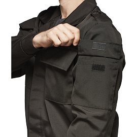 Костюм охранника мужской ло32-КБР черный (размер 48-50, рост 170-176)