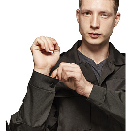 Костюм охранника мужской ло32-КБР черный (размер 48-50, рост 170-176)