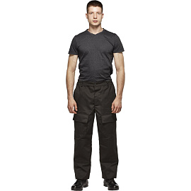 Костюм охранника мужской ло32-КБР черный (размер 52-54, рост 170-176)