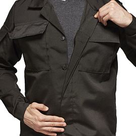 Костюм охранника мужской ло32-КБР черный (размер 60-62, рост 182-188)