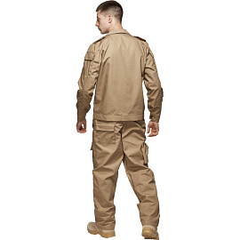 Костюм охранника мужской ло32-КБР бежевый (размер 52-54, рост 170-176)