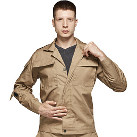 Костюм охранника мужской ло32-КБР бежевый (размер 48-50, рост 182-188)