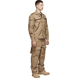 Костюм охранника мужской ло32-КБР бежевый (размер 56-58, рост 182-188)
