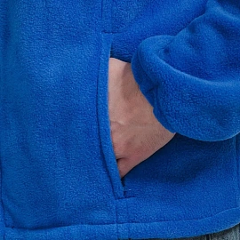 Толстовка флисовая синяя размер S (40-42)