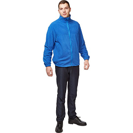 Толстовка флисовая синяя размер XXL (56-58)